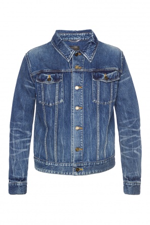 Jeansowa kurtka z naszywką, zdjęcie 1 Jeansowa kurtka z naszywką od Saint Laurent